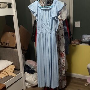 Light Blue Maxi Dress